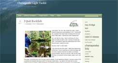 Desktop Screenshot of chesapeakelighttackle.com